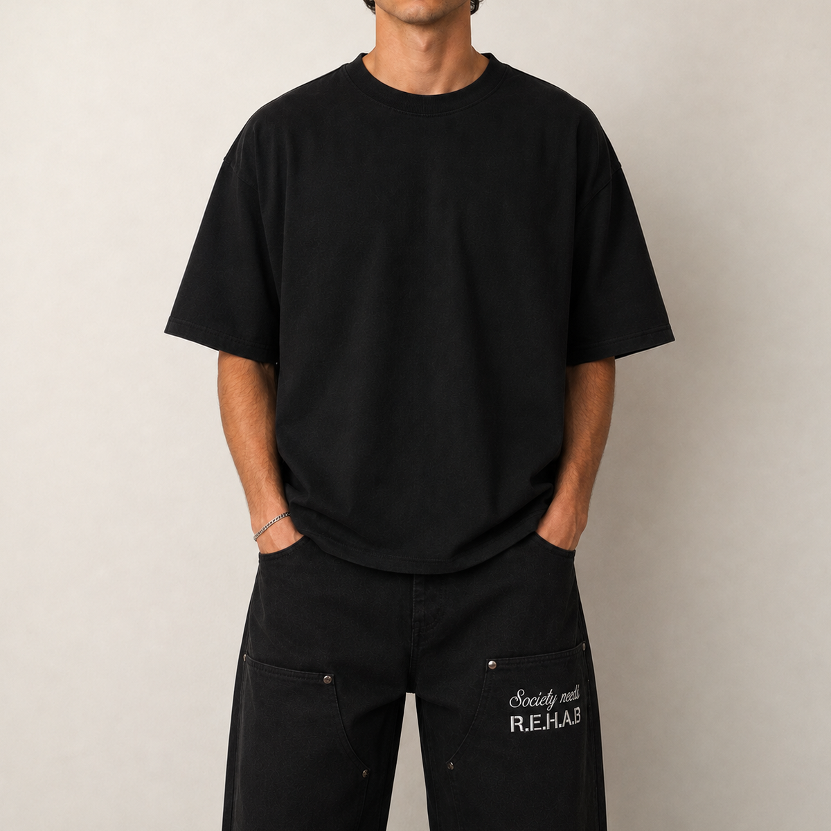 Polera Boxy Fit V2 Black